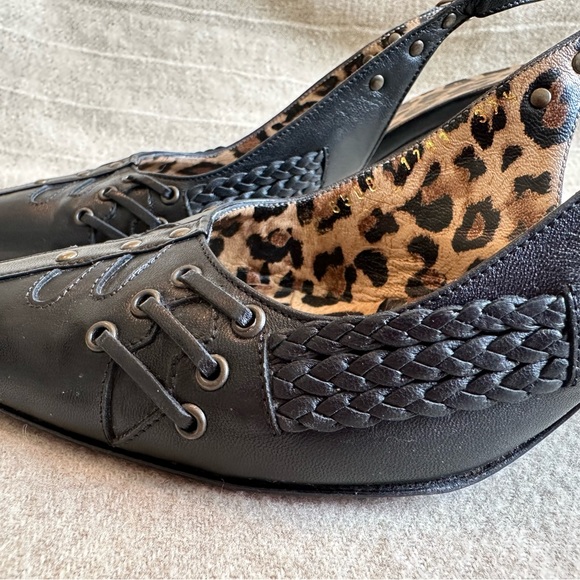 Dolce and Gabbana, Black Strappy Heels with Studs. size 7.5/size 37 Gorgeous! - Picture 16 of 16